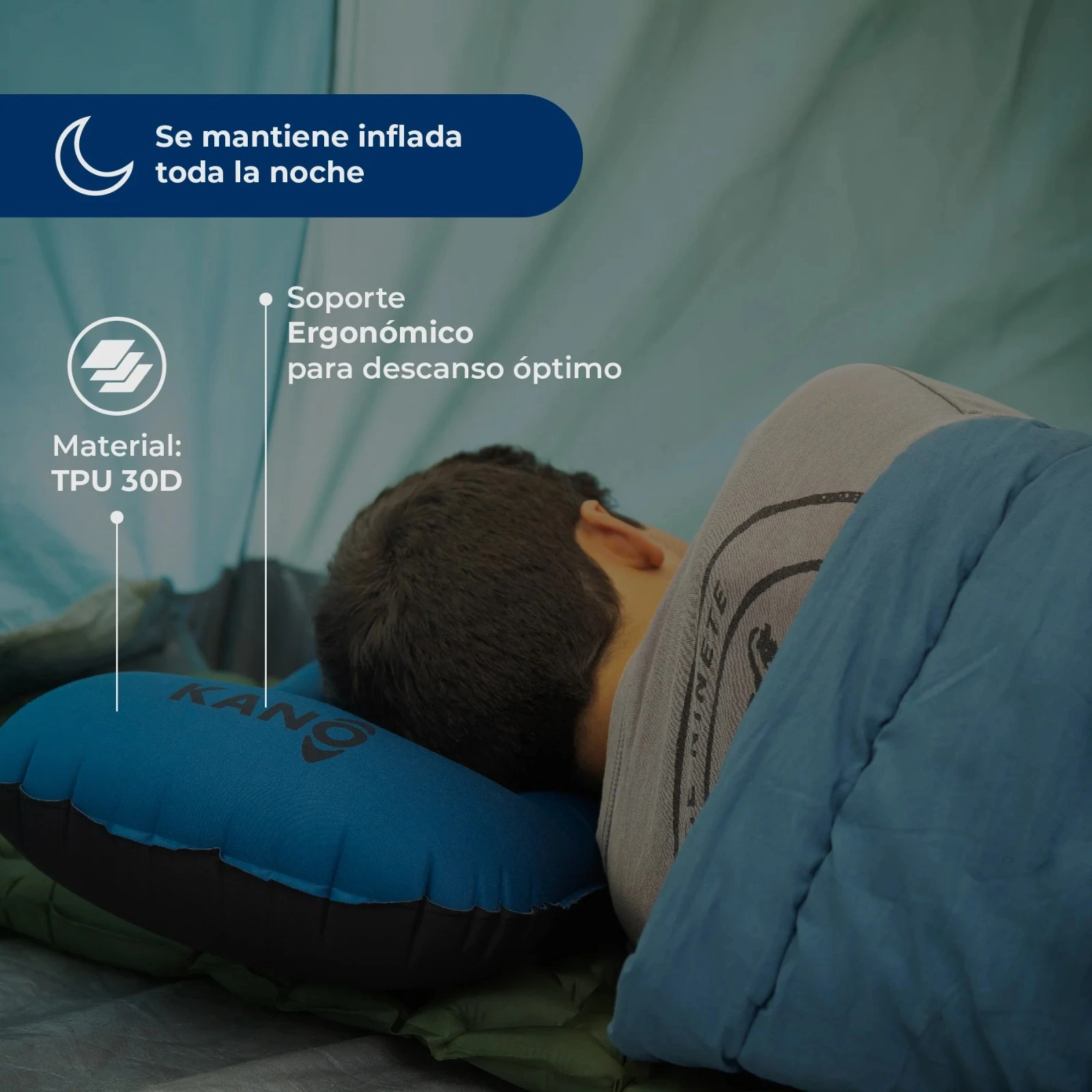 Almohada Camping Kano - vista 5