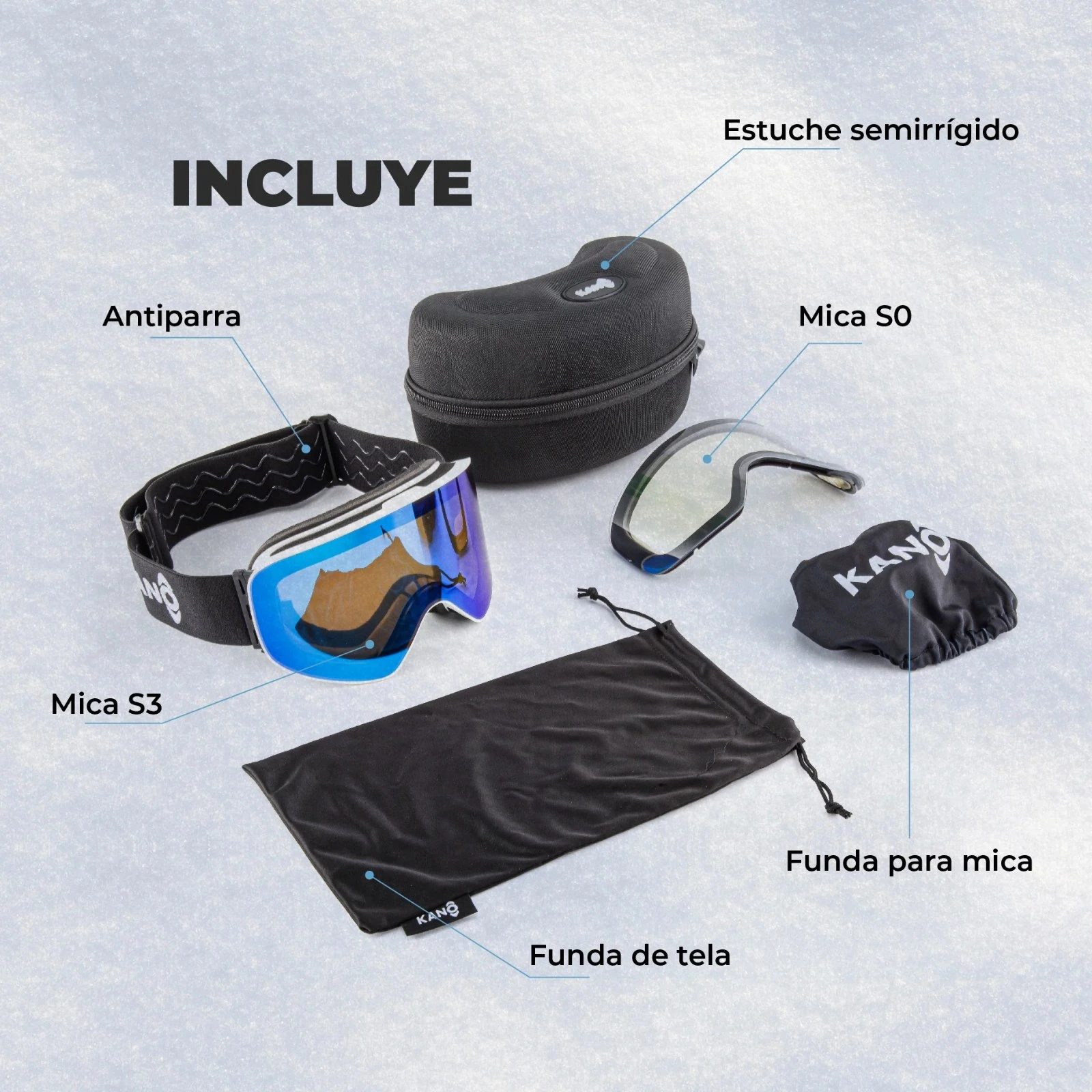Antiparras de Nieve Ripper Kano - vista 8