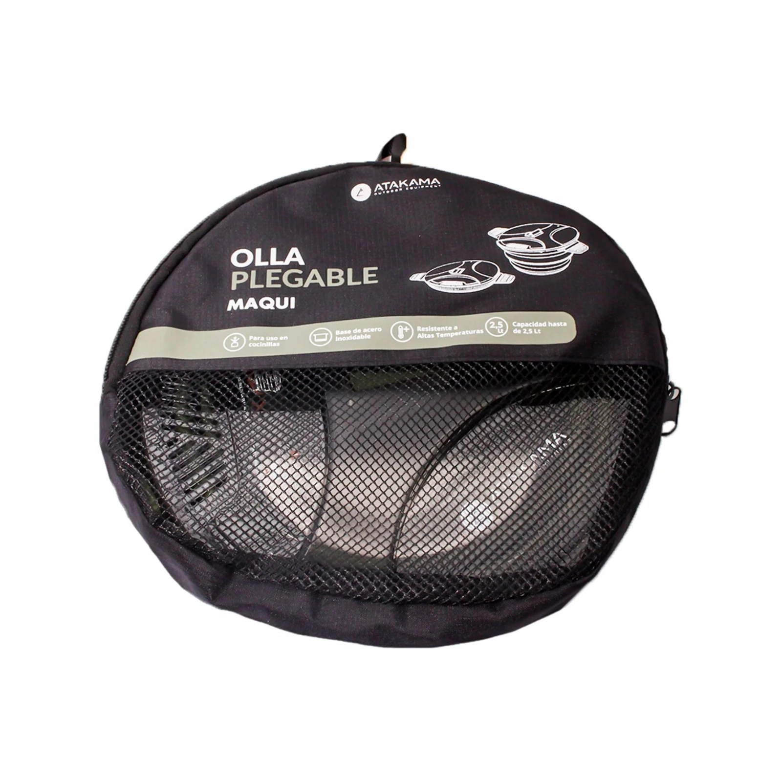 Olla Plegable Atakama Outdoor Maqui 2,5L - vista 4