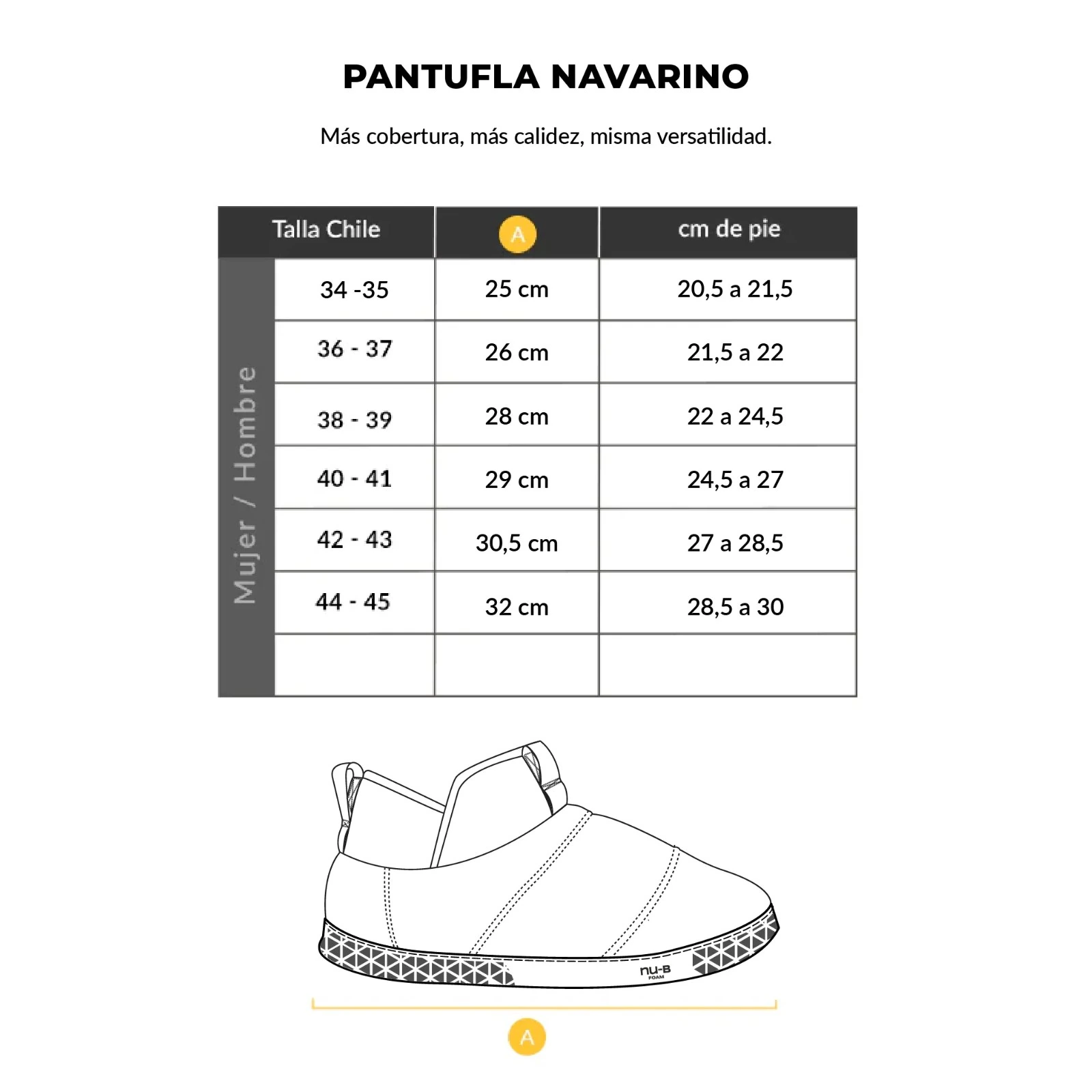 Pantuflas Térmica Atakama Outdoor Navarino Flex NU-B Foam - vista 8