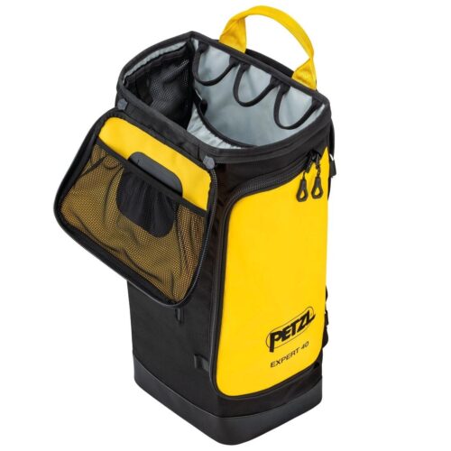 Interior organizable del Bolso Petzl Expert 40
