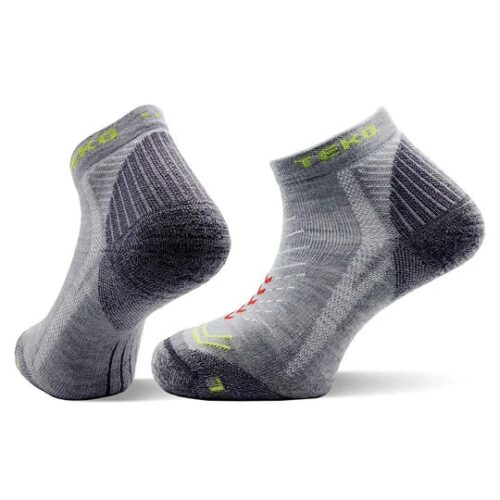 Calcetín Teko EcoRun Enduro Light Half Cushion 2.0 color Gris
