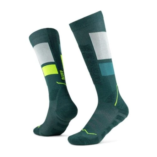 Calcetines Buff ThermoNet Over The Calf Azul Verdoso