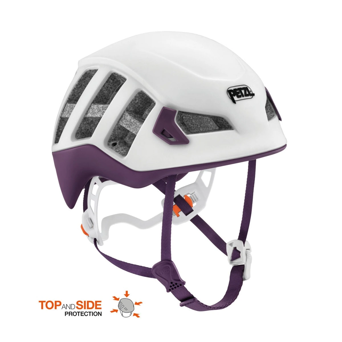 Casco Petzl Meteora para mujer color Morado