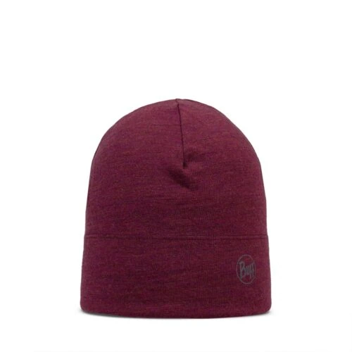 Gorro Buff Merino Midweight color Melange Tempest Red