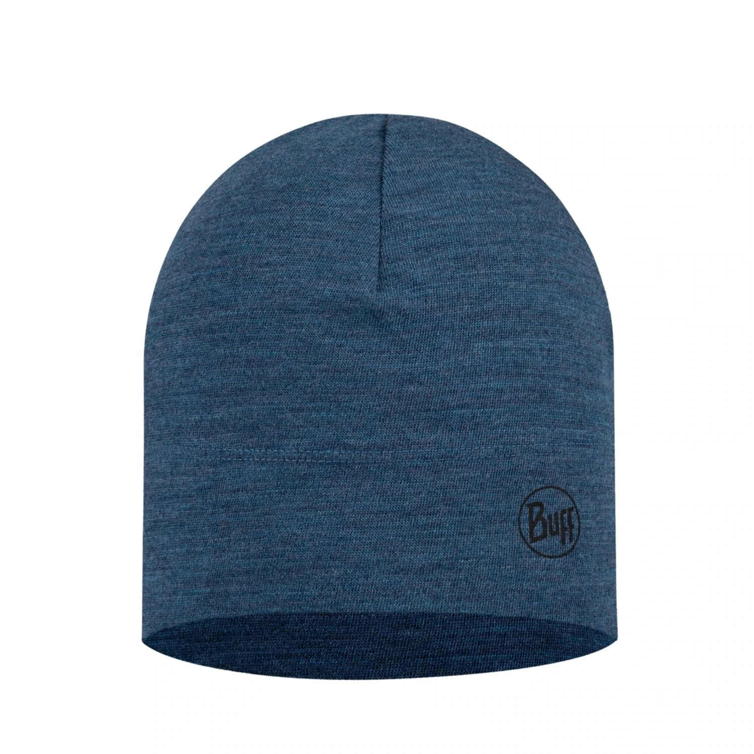 Gorro Buff Merino Midweight color Melange Tempest Blue