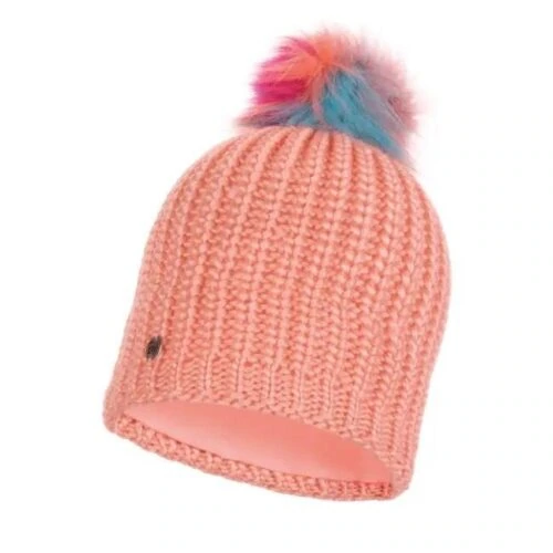 Gorro Buff Tricot y Polar Dania Peach
