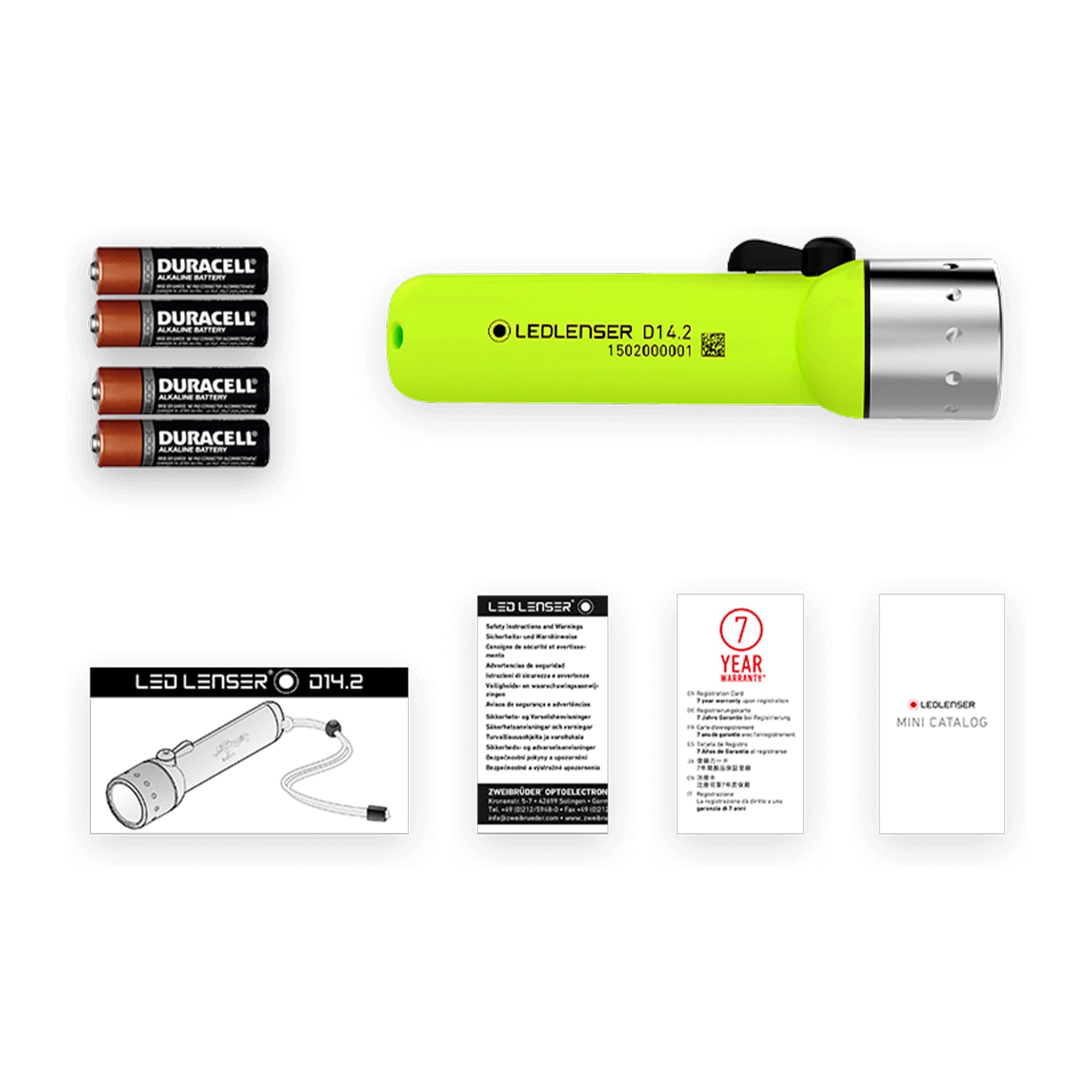 Linterna Buceo Led Lenser D14.2 400lm #9114