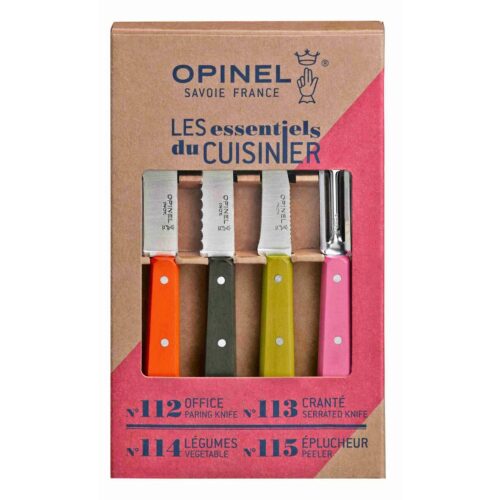 Set de Cuchillos Opinel Les Essentiels Fifties 4pc