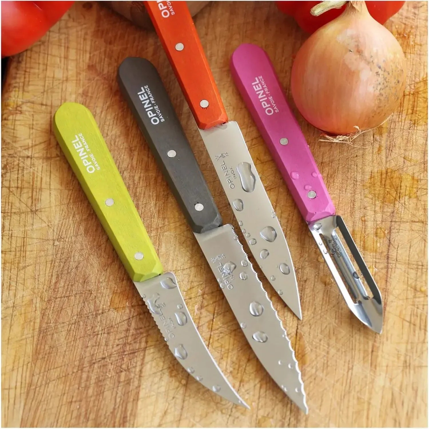 Set de Cuchillos Opinel Les Essentiels Fifties 4pc