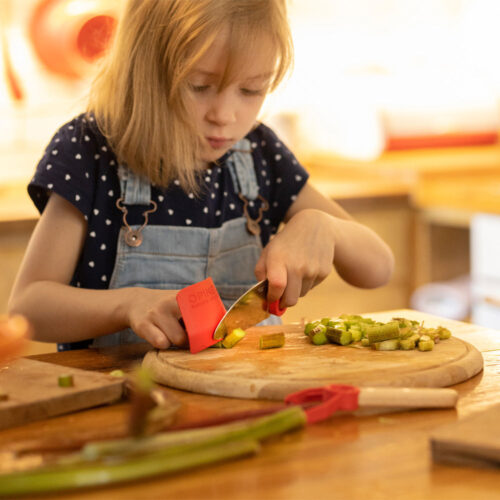 Cuchillo para Niños Opinel “Le Petite Chef” con Protector de Dedos