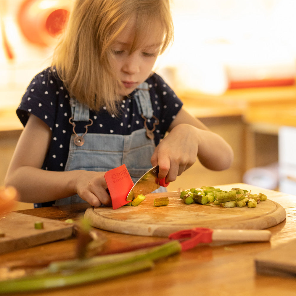 Cuchillo para Niños Opinel “Le Petite Chef” con Protector de Dedos