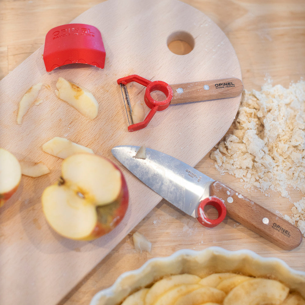 Cuchillo para Niños Opinel “Le Petite Chef” con Protector de Dedos