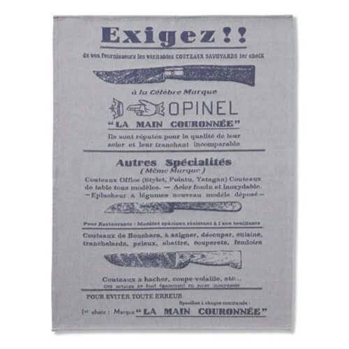 Paño de Cocina Opinel "¡Exigez!"