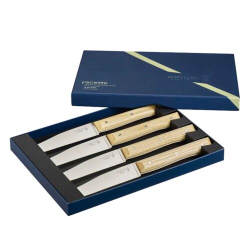 Caja de Cuchillos Opinel Mango de Fresno Fracette 4pc