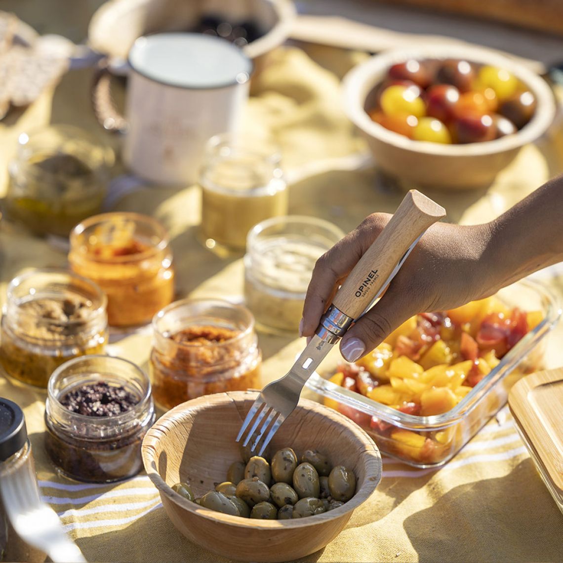 Set Completo Opinel para Picnic 4pc