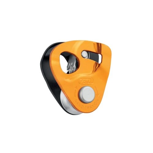 Polea Petzl Nano Traxion   color Naranja