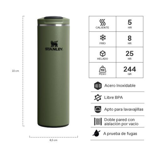 Botella Térmica Stanley Transit Flip Top Mug 473 ml