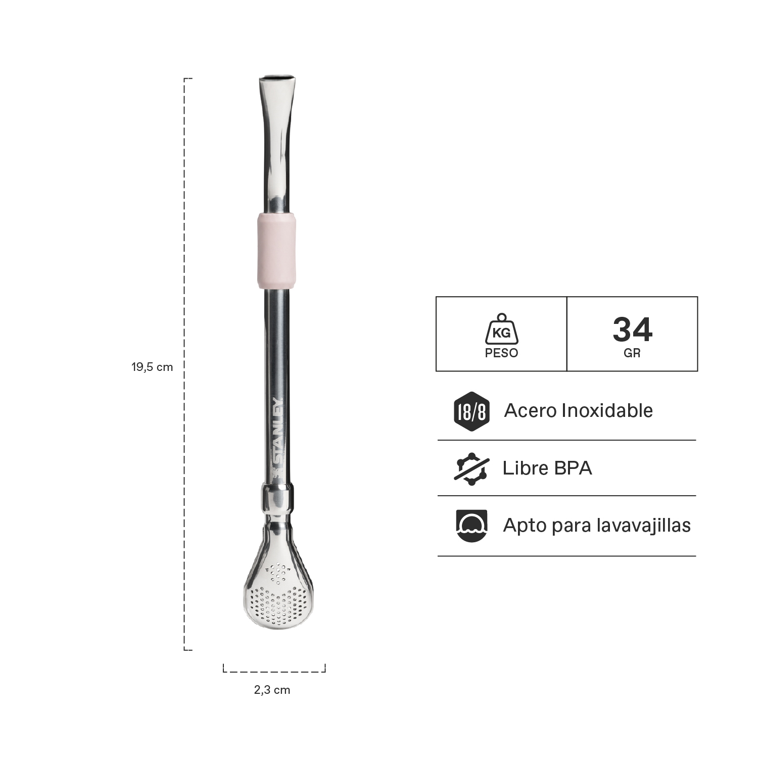 Bombilla Stanley Mate Spoon