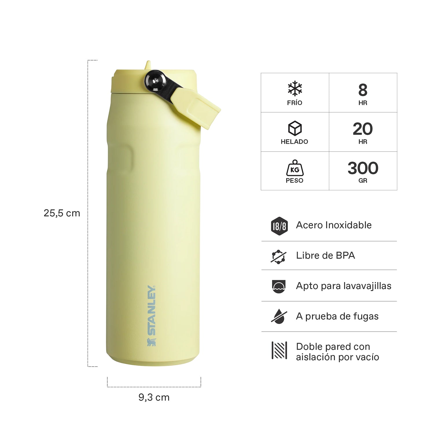 Botella Térmica Stanley IceFlow AeroLight FlipStraw 710ml