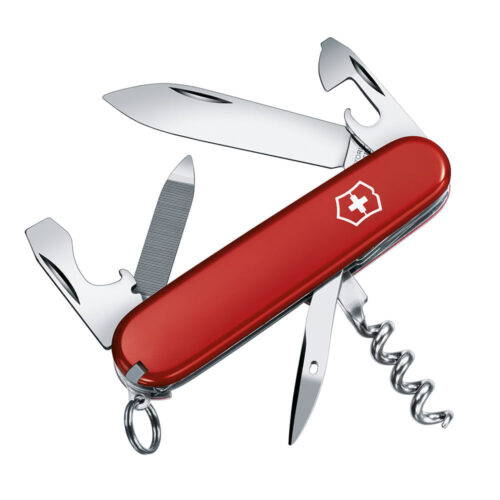 Cortapluma Victorinox Sportsman 12 Funciones 0.3803 Rojo
