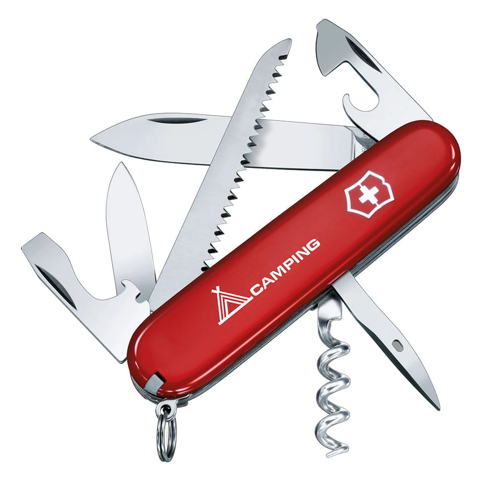 Cortapluma Camper Roja Camping 13 Funciones Victorinox 1.3613.71