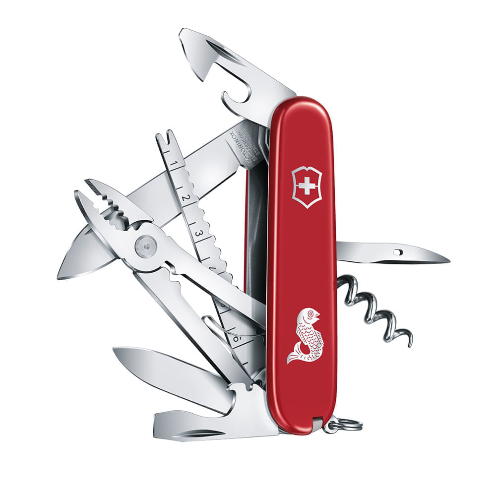 Cortapluma Angler Roja 18 Funciones Victorinox 1.3653.72