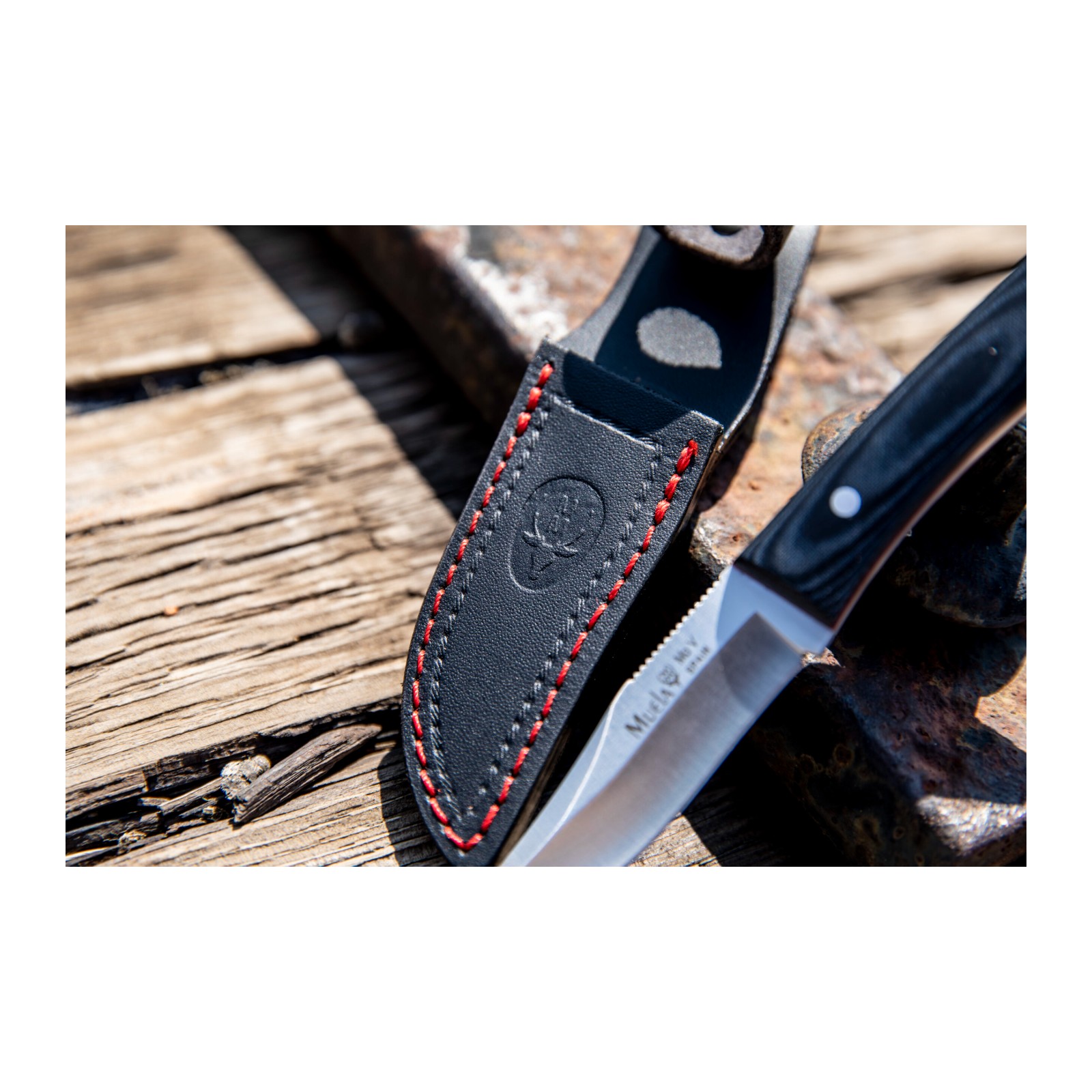 Cuchillo Muela Bwe-8M Hoja 8 cm Micarta Negra - vista 2