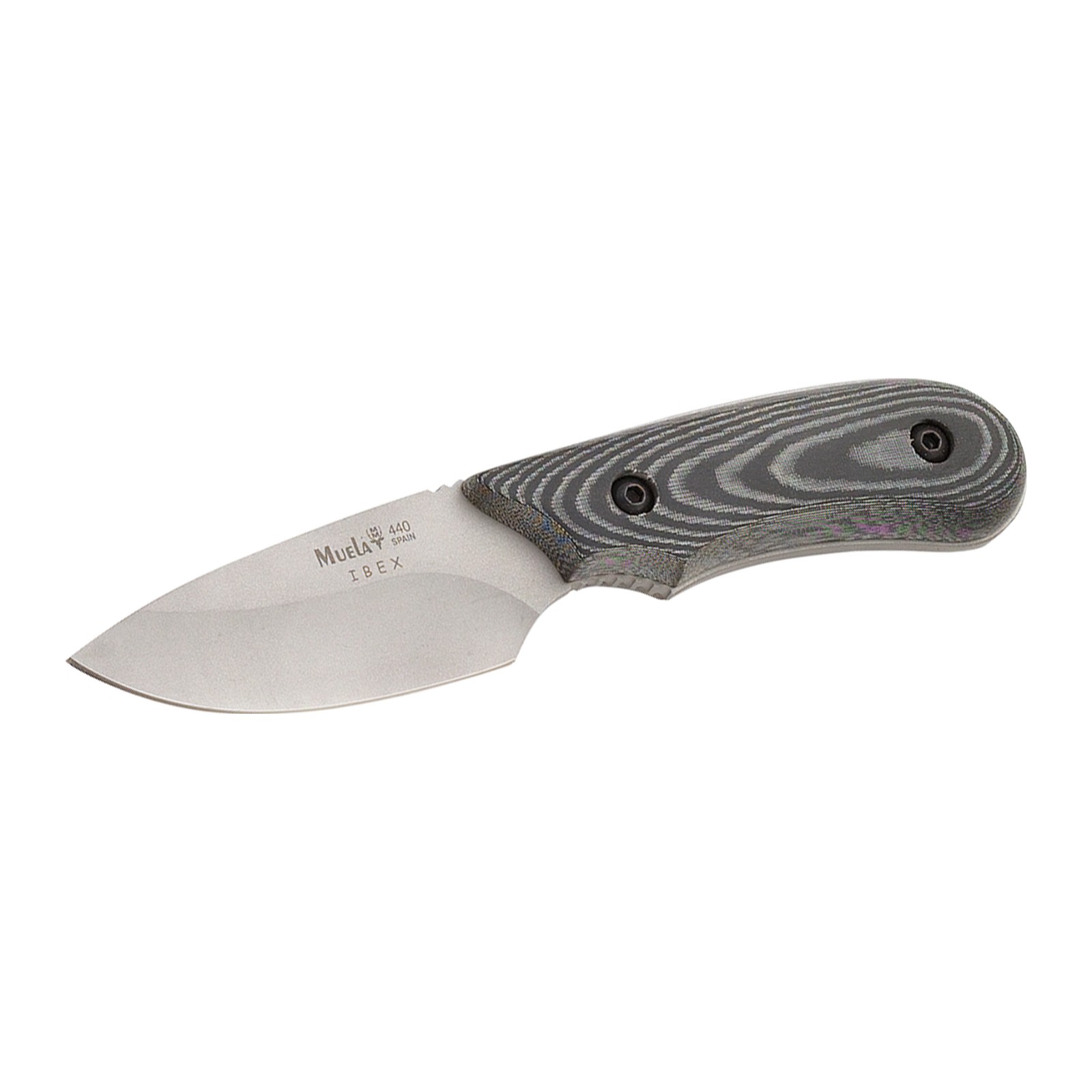 Cuchillo Muela Ibex-8M Hoja 7,5 cm Micarta Negra
