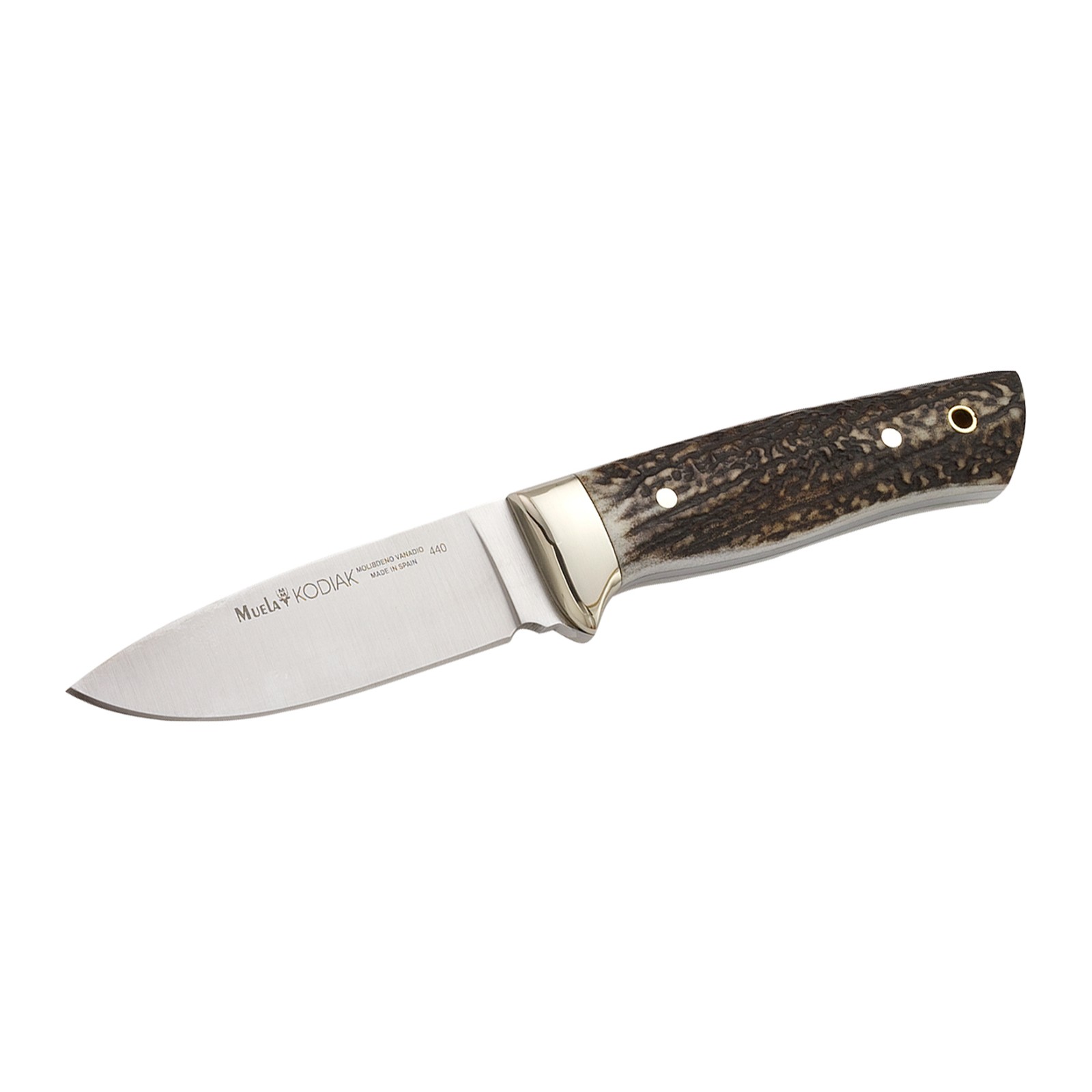 Cuchillo Muela Kodiak-10A Hoja 10 cm Asta de Ciervo