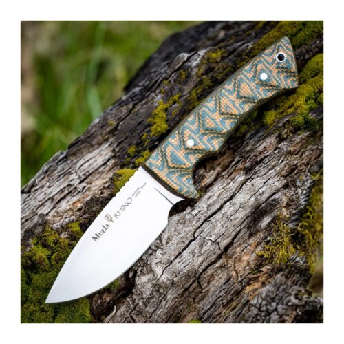 Cuchillo Muela Rhino-10SV.G Hoja 10 cm Micarta Canvas Verde - vista 2
