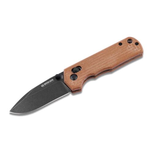Navaja Boker Magnum Rockstub Hoja 6,7 cm Micarta Café 01SC710